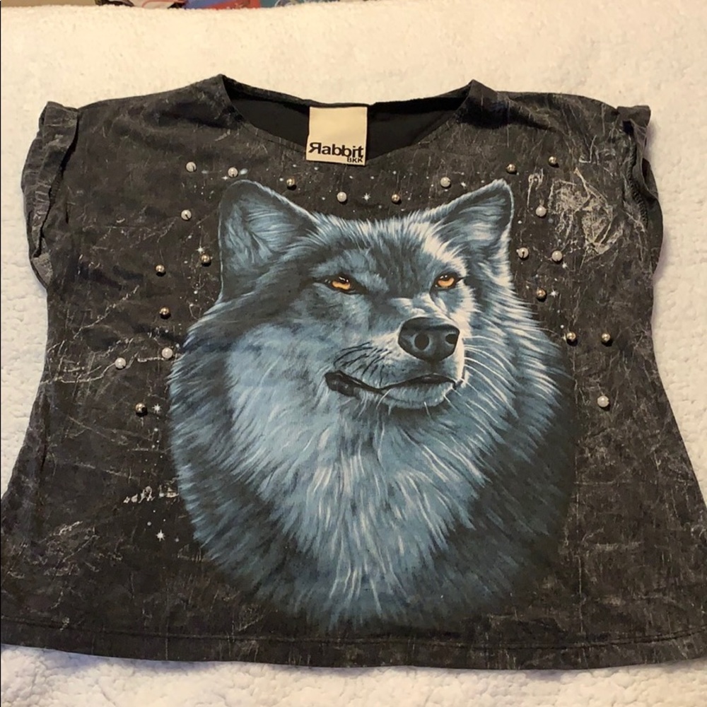 Wolf Cropped Shirt from Vietnam Rabbit BKK